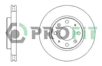 Тормозной диск 5010-1528 PROFIT