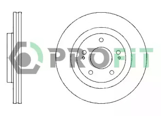 Тормозной диск 5010-1659 PROFIT - фото №1