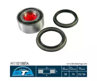 Подшипник колеса (комплект) H11018BTA BTA - фото №1