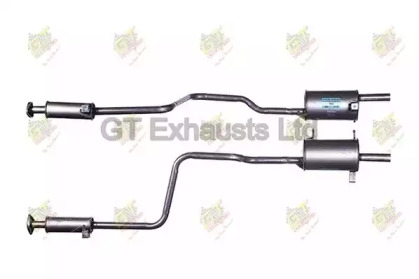 Глушитель выхлопных газов конечный GSZ047 GT Exhausts - фото №1