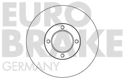 Тормозной диск 5815204525 EUROBRAKE - фото №1