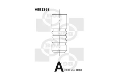 Клапан двигуна V991868 BGA - фото №1