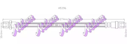 Тормозной шланг H5396 BROVEX-NELSON - фото №1