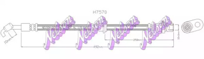 Тормозной шланг H7570 BROVEX-NELSON - фото №1