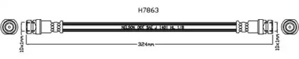 Тормозной шланг H7863 BROVEX-NELSON - фото №1