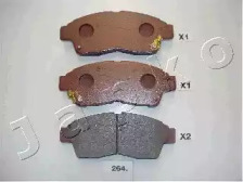 Комплект тормозных колодок, дисковый тормоз 50264 JAPKO