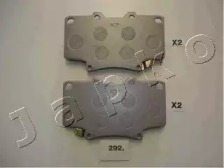 Комплект тормозных колодок, дисковый тормоз 50292 JAPKO