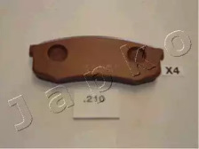 Комплект тормозных колодок, дисковый тормоз 51210 JAPKO