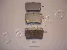 Комплект тормозных колодок, дисковый тормоз 51256 JAPKO