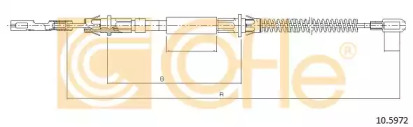 Трос, стояночная тормозная система 10.5972 COFLE