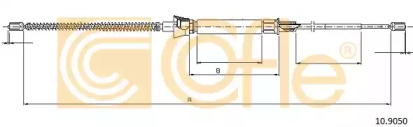 Трос, стояночная тормозная система 10.9050 COFLE