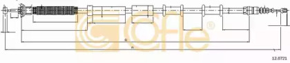 Трос, стояночная тормозная система 12.0721 COFLE - фото №1