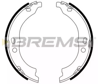 Комплект тормозных колодок, стояночная тормозная система GF0188 BREMSI - фото №1