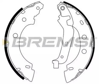 Комплект тормозных колодок GF0400 BREMSI