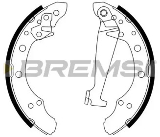 Комплект тормозных колодок GF0556 BREMSI - фото №1
