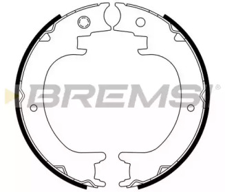 Комплект тормозных колодок GF0894 BREMSI - фото №1
