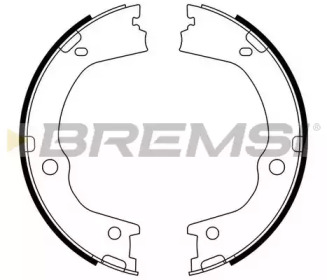 Комплект тормозных колодок, стояночная тормозная система GF0898 BREMSI - фото №1