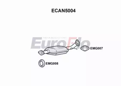 Катализатор ECAN5004 EuroFlo - фото №1