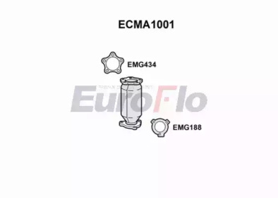 Катализатор ECMA1001 EuroFlo - фото №1