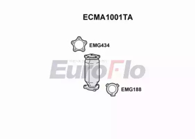 Катализатор ECMA1001TA EuroFlo - фото №1