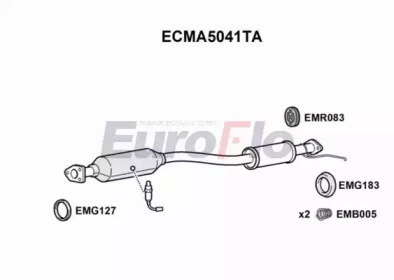 Катализатор ECMA5041TA EuroFlo - фото №1