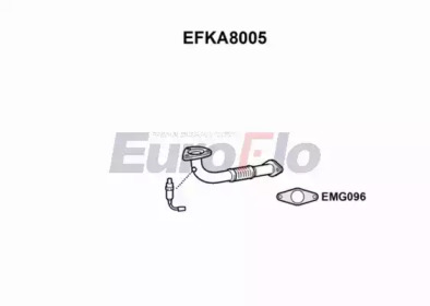 Труба выхлопного газа EFKA8005 EuroFlo - фото №1