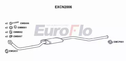 Труба выхлопного газа EXCN2006 EuroFlo - фото №1
