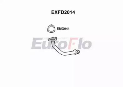 Труба выхлопного газа EXFD2014 EuroFlo - фото №1