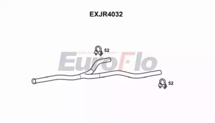 Труба выхлопного газа EXJR4032 EuroFlo - фото №1