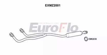 Труба выхлопного газа EXMZ2001 EuroFlo - фото №1