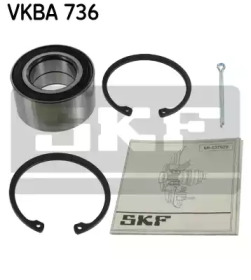 Комплект подшипника ступицы колеса VKBA 736 SKF - фото №1