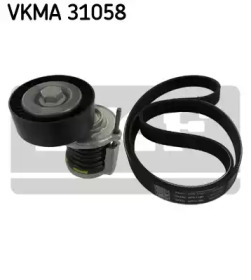 Поликлиновой ременный комплект VKMA 31058 SKF