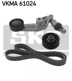 Поликлиновой ременный комплект VKMA 61024 SKF - фото №1