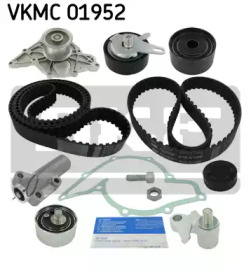 Водяной насос + комплект зубчатого ремня VKMC 01952 SKF - фото №2