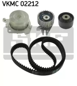 Комплект грм (пасс + ролик + насос) VKMC 02212 SKF