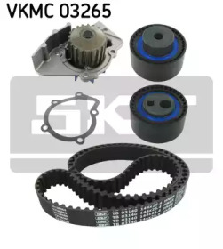 Водяной насос + комплект зубчатого ремня VKMC 03265 SKF - фото №2