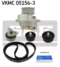 Водяной насос + комплект зубчатого ремня VKMC 05156-3 SKF - фото №2