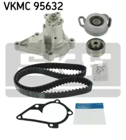 Водяной насос + комплект зубчатого ремня VKMC 95632 SKF - фото №2
