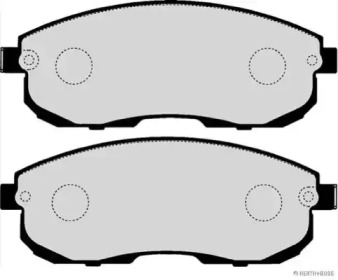 Комплект тормозных колодок, дисковый тормоз J3601097 HERTH BUSS JAKOPARTS - фото №2