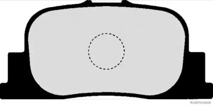 Комплект тормозных колодок, дисковый тормоз J3612031 HERTH BUSS JAKOPARTS - фото №2