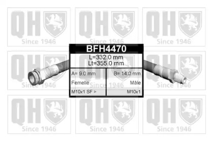 Тормозной шланг BFH4470 QUINTON HAZELL - фото №1