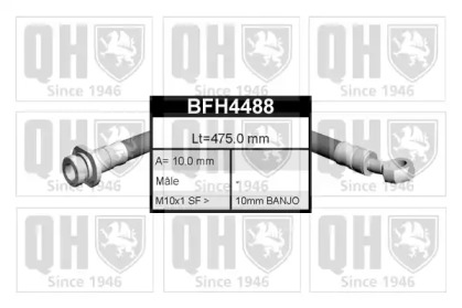 Тормозной шланг BFH4488 QUINTON HAZELL - фото №1