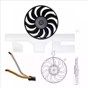 Вентилятор радиатора 802-0051 TYC