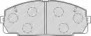 Колодки тормозные дисковые FVR1884 FERODO - фото №2