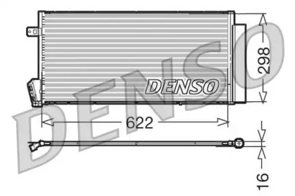 Радиатор кондиционера DCN09018 DENSO - фото №1