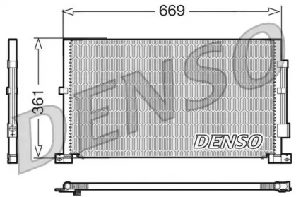 Радиатор кондиционера DCN10012 DENSO - фото №1