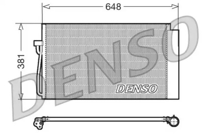 Радиатор кондиционера DCN05017 DENSO - фото №1