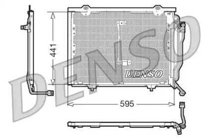 Радиатор кондиционера DCN17012 DENSO