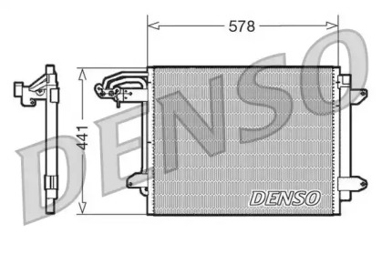 Конденсатор, кондиционер DCN32030 DENSO - фото №1