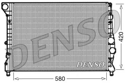 Радиатор DRM01001 DENSO - фото №1